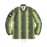 Supreme x The North Face Snakeskin Taped Seam Coaches Jacket Green - 18SS