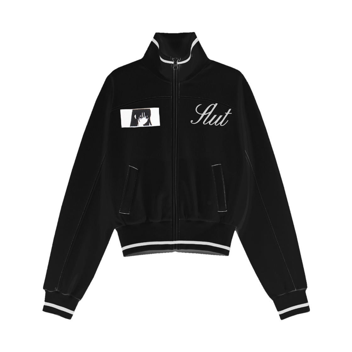 [KREAM 단독] 본네 패치 트랙 재킷 블랙([KREAM 단독] Bonnae Patch track jacket Black)