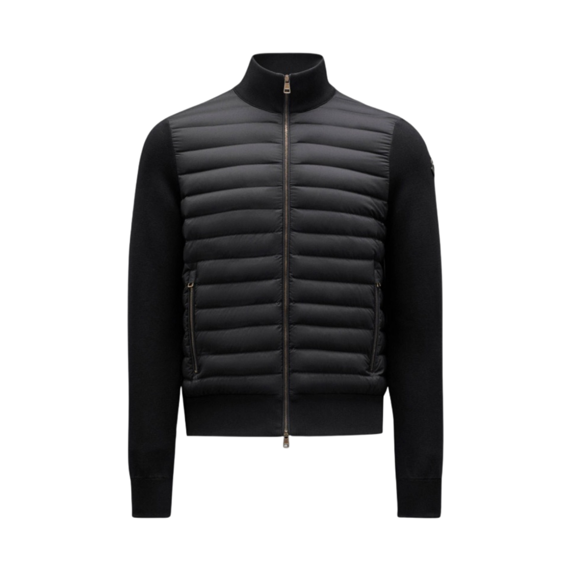 I1-091-9B00016-V9100-999 Moncler Padded Cotton Cardigan Black - 23SS