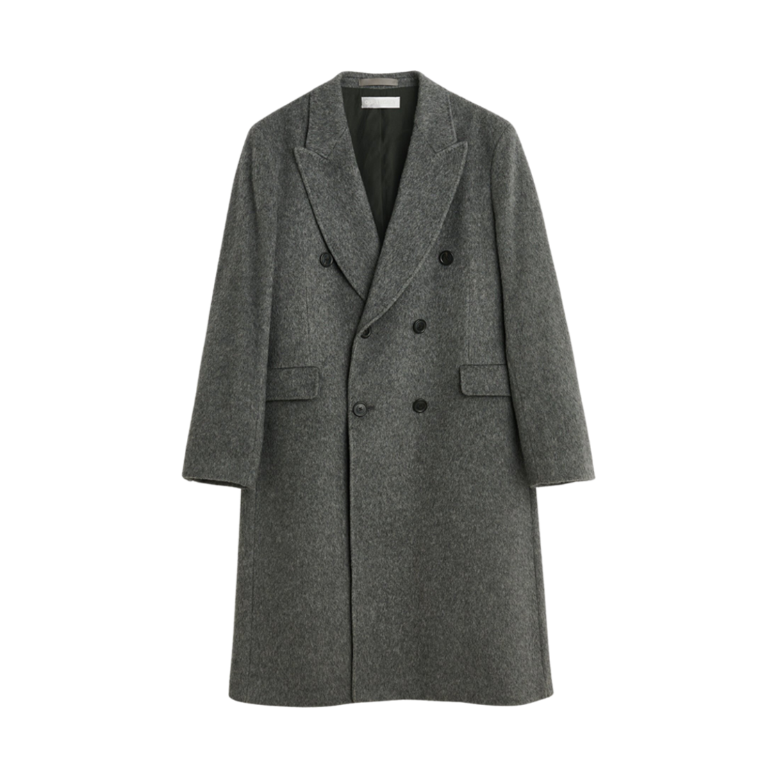 M4241WG Our Legacy Whale Coat Island Grey Hairy Mohair