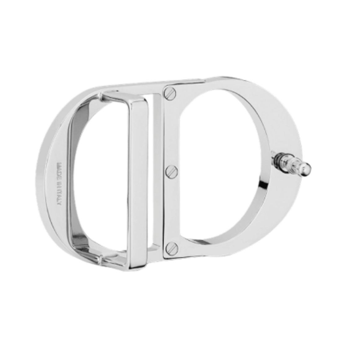 디올 35mm CD 아이콘 벨트 버클 팔라듐 피니쉬 브라스(Dior 35mm CD Icon Belt Buckle Palladium Finish Brass) - 2