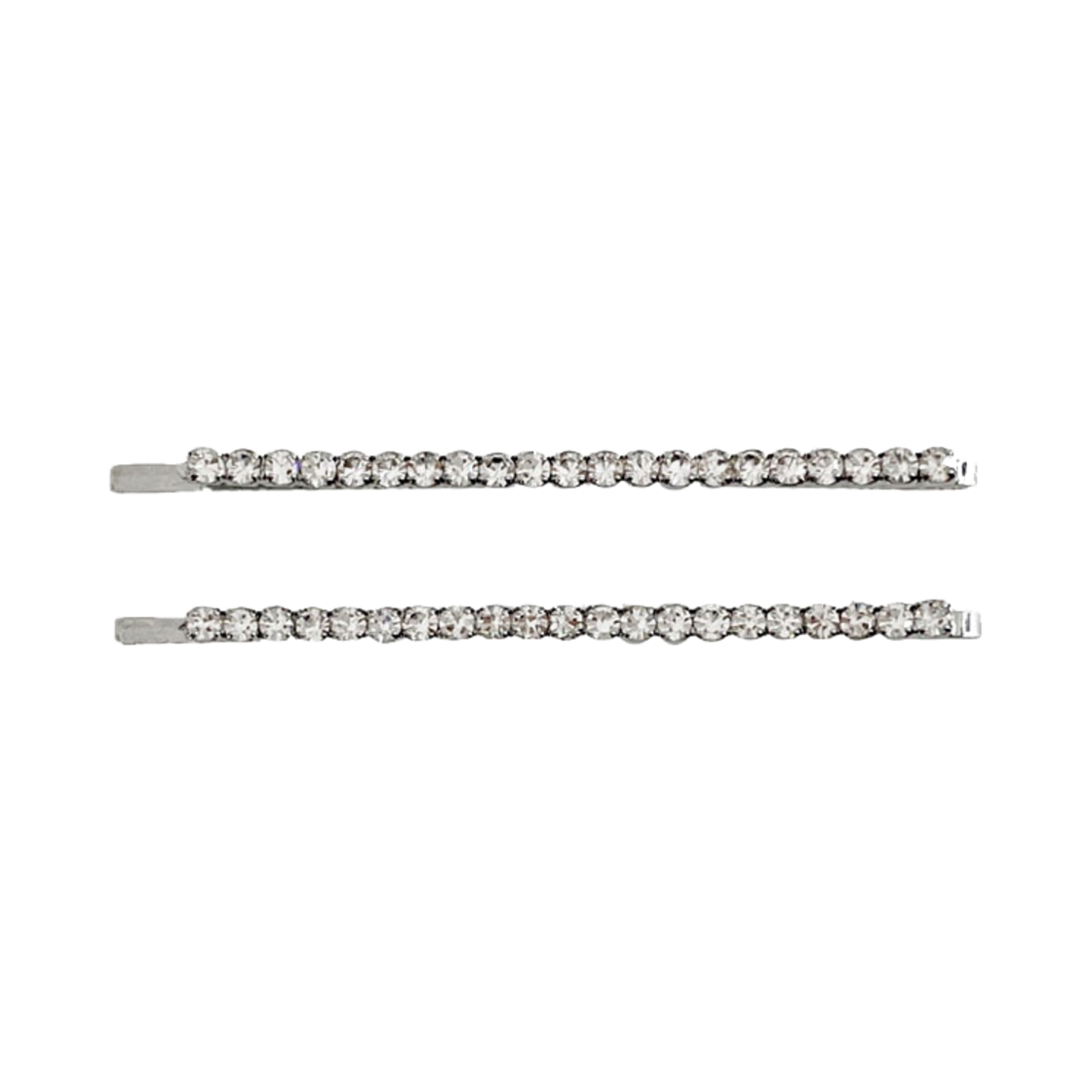 L244MHA020 lovememonster Minimal Cubic Hair Pin 2 SetWhite