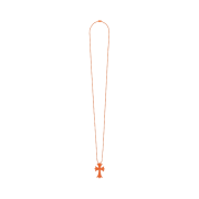Chrome Hearts Silichrome CH Cross Pendant Orange 2022