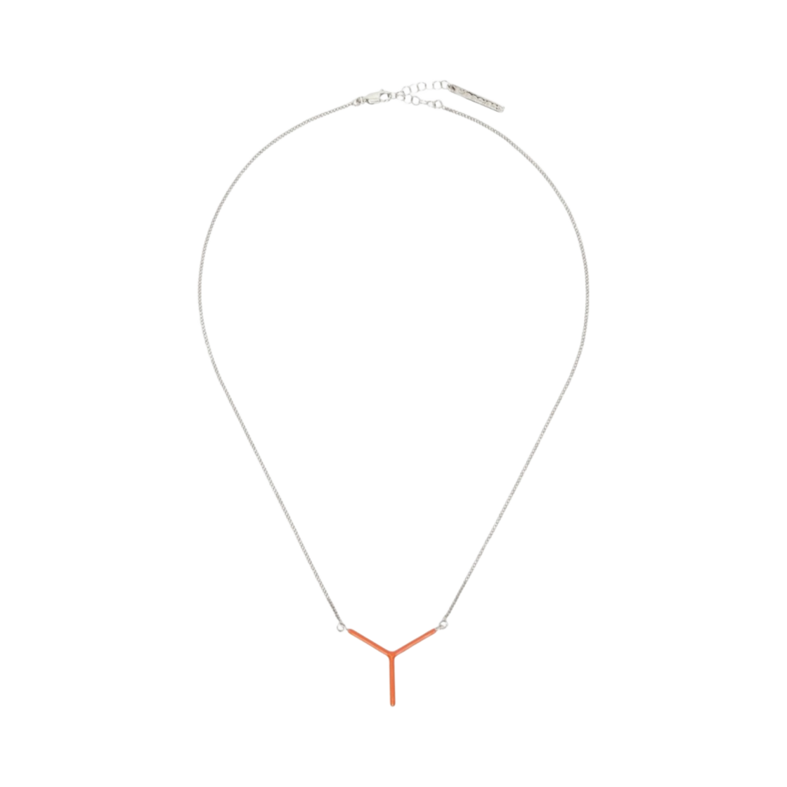 와이프로젝트 미니 Y 네클리스 오렌지 - 23SS(Y/Project Mini Y Necklace Orange - 23SS)
