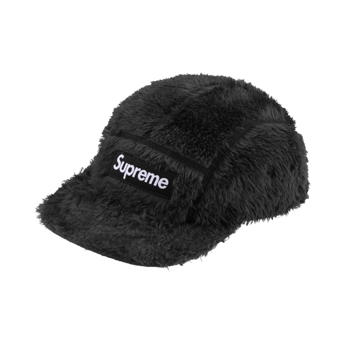 - Supreme Fuzzy Camp Cap Black - 24FW