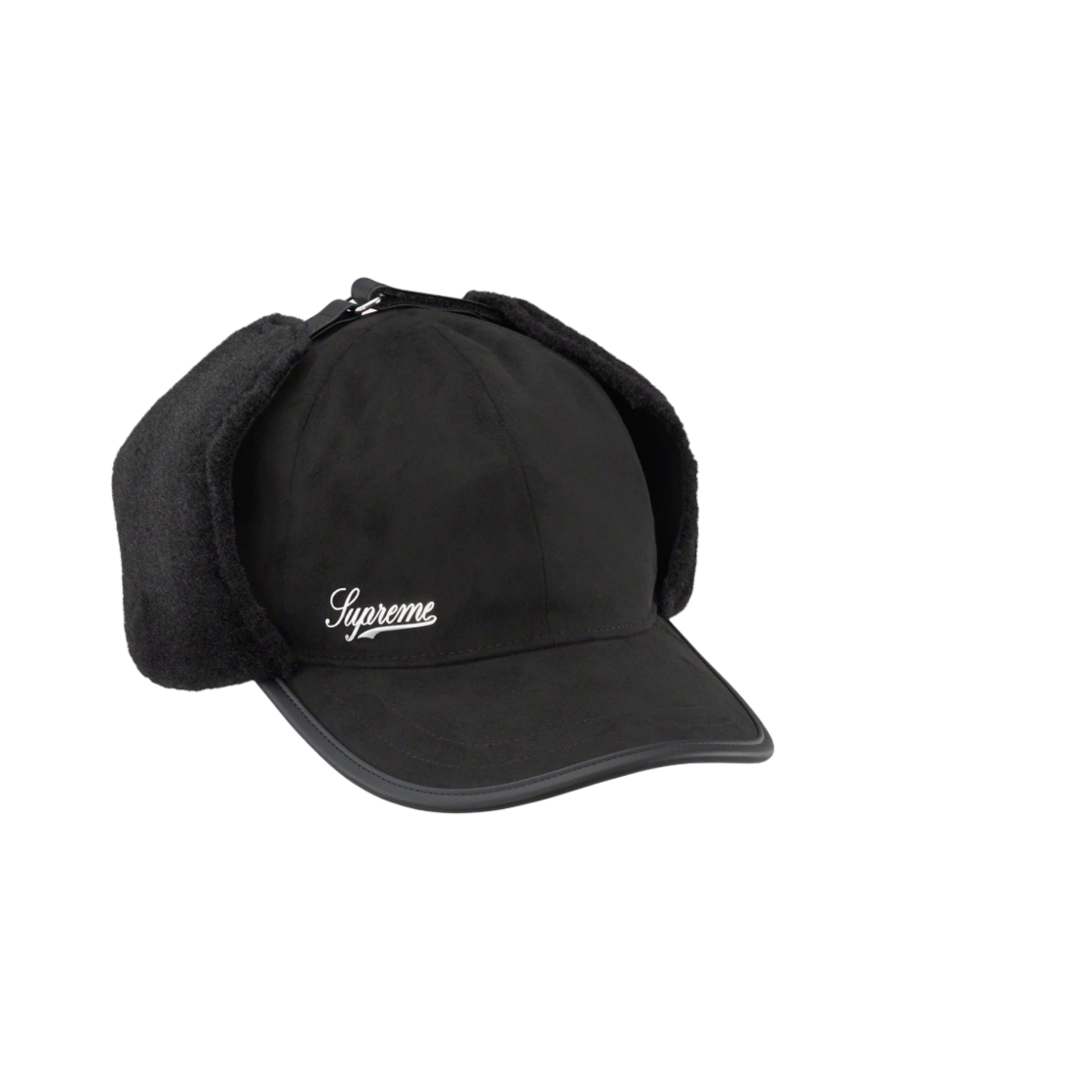 슈프림 셔링 이어플랩 6-패널 캡 블랙 - 22FW(Supreme Shearling Earflap 6-Panel Black - 22FW) - 2
