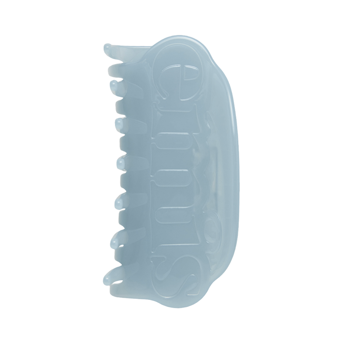 (W) 이미스 로고 헤어 클로 클립 블루((W) Emis Logo Hair Claw Clip Blue) - 2