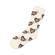 Human Made Heart Socks Brown