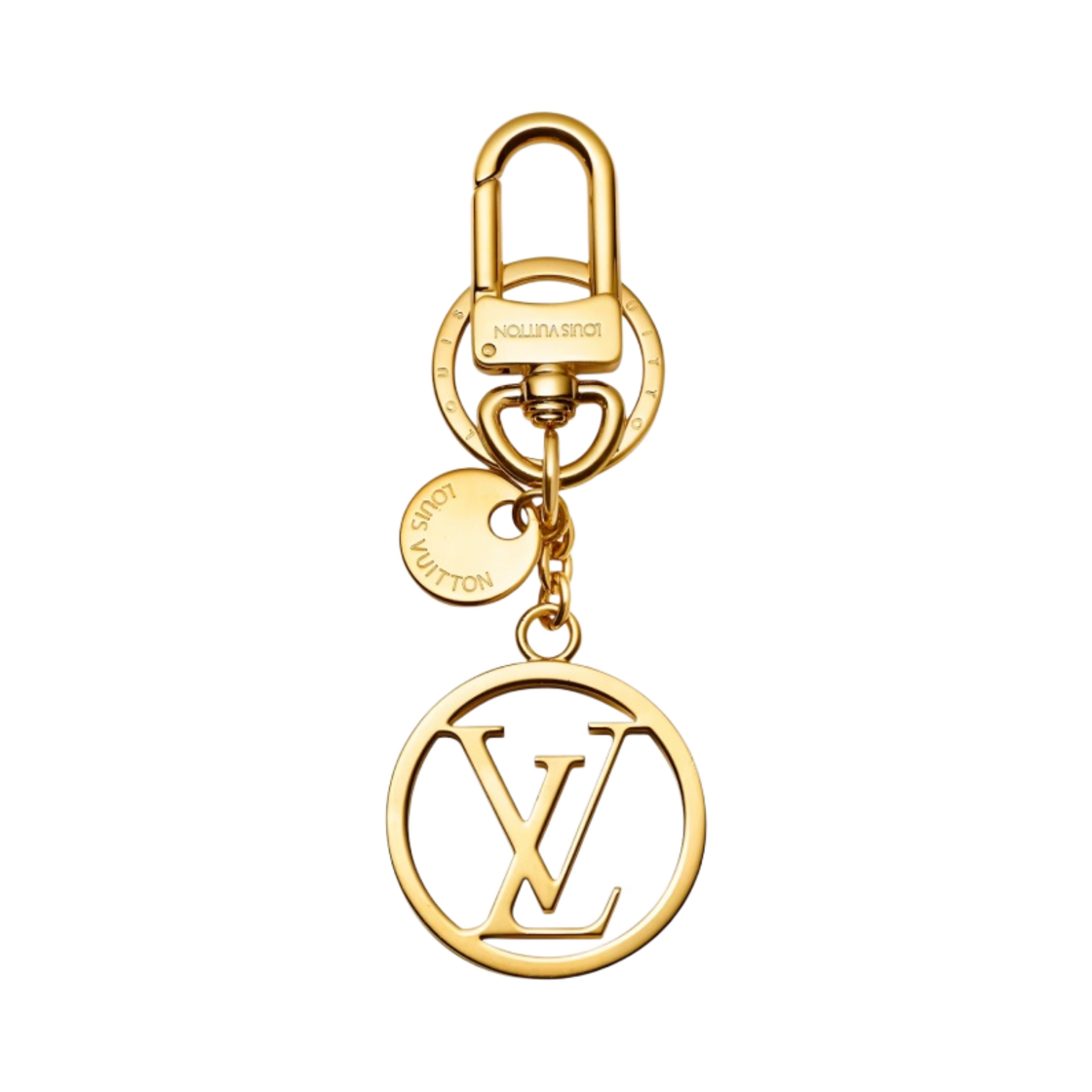 루이비통 LV 서클 백 참 & 키 홀더 골드(Louis Vuitton LV Circle Bag Charm and Key Holder Gold) - 1