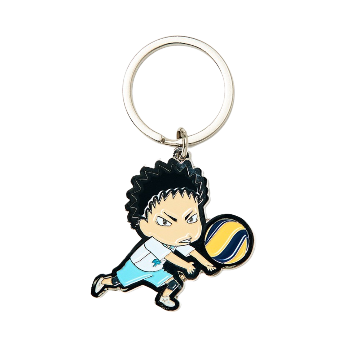 이어스트 x 하이큐!! SD 메탈 키링 하지메(EERST x HAIKYU!! SD Metal Key Ring Hajime)