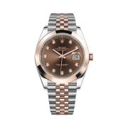 Rolex Datejust 41mm 126301 Chocolate Diamond-Set Jubilee