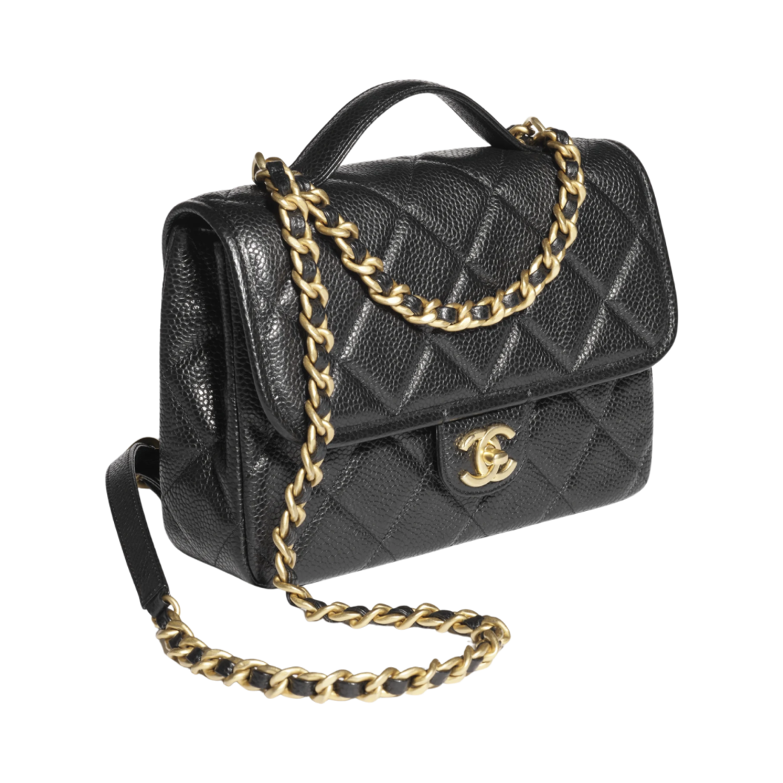 샤넬 백팩 그레인드 샤이니 카프스킨 & 골드 메탈 블랙(Chanel Backpack Grained Shiny Calfskin & Gold Black) - 2