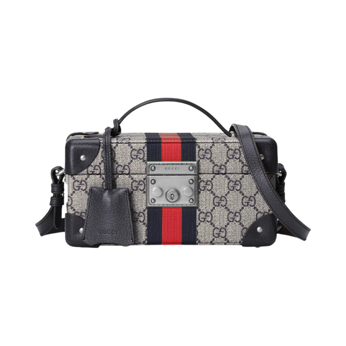 구찌 사보이 워치 케이스 베이지 블루 슈프림(Gucci Savoy Watch Case Beige Blue Supreme) - 1