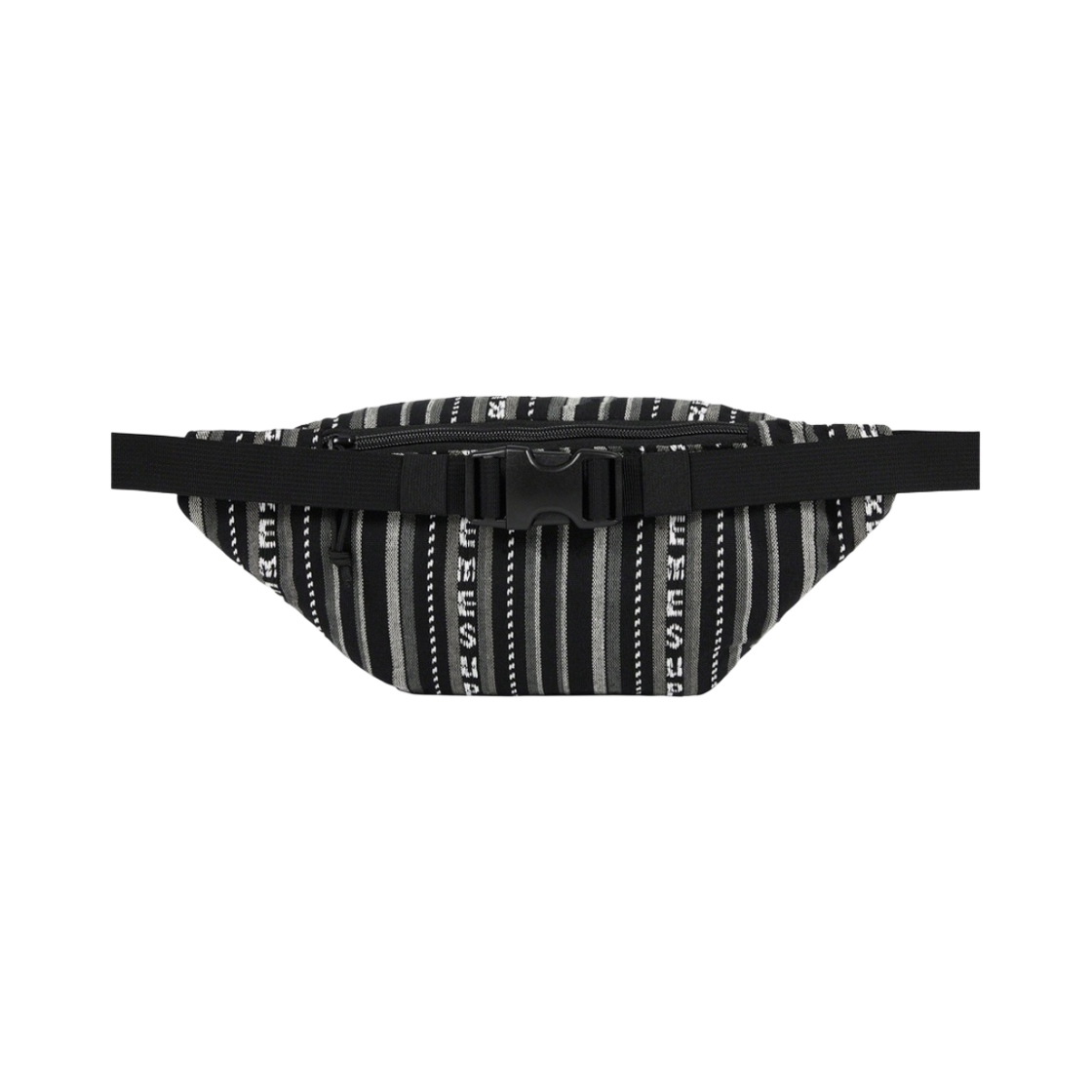슈프림 우븐 스트라이프 웨이스트백 블랙 - 20SS(Supreme Woven Stripe Waist Bag Black - 20SS) - 2