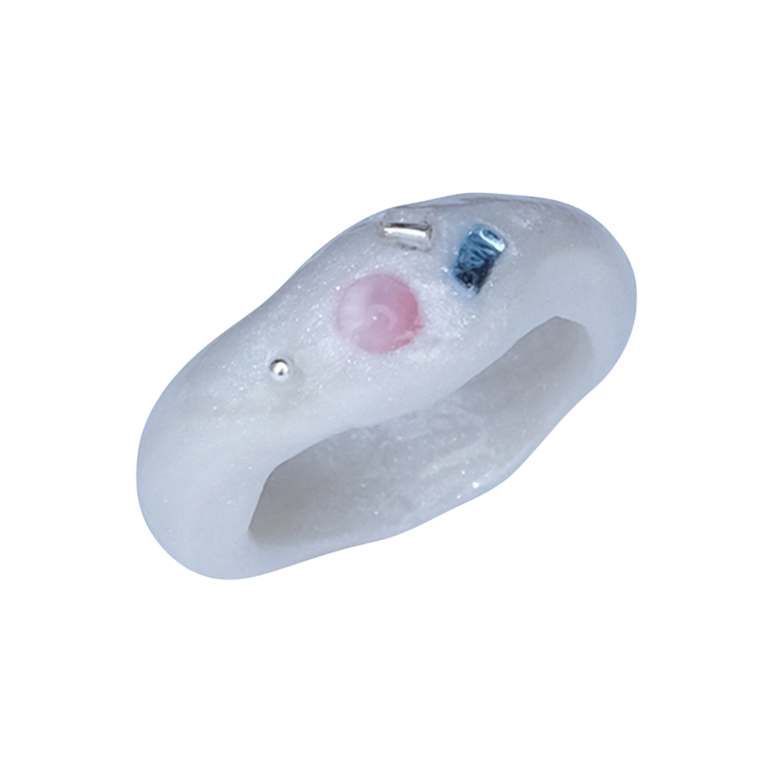 엔프프 핑크 캣츠아이 링