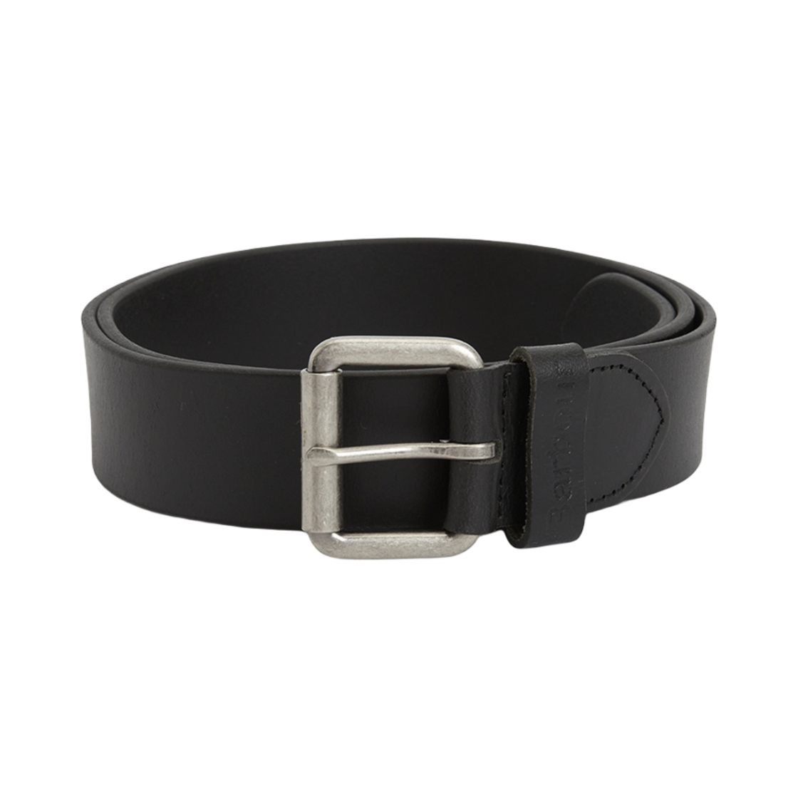 MAC0111BK31 Barbour Matt Leather Belt Black