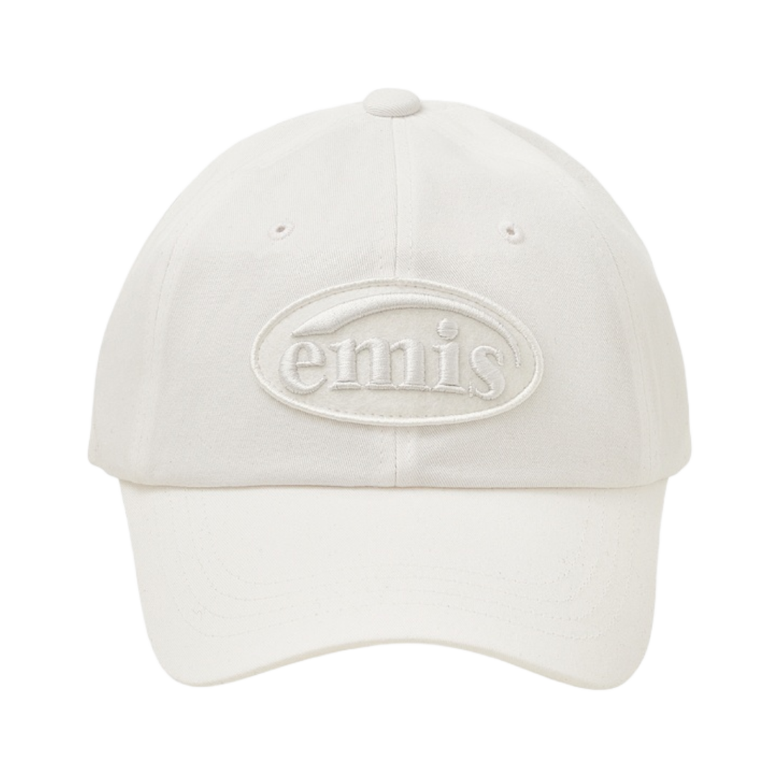 이미스 톤 온 톤 와펜 볼캡 화이트(Emis Tone On Tone Wappen Ball Cap White)