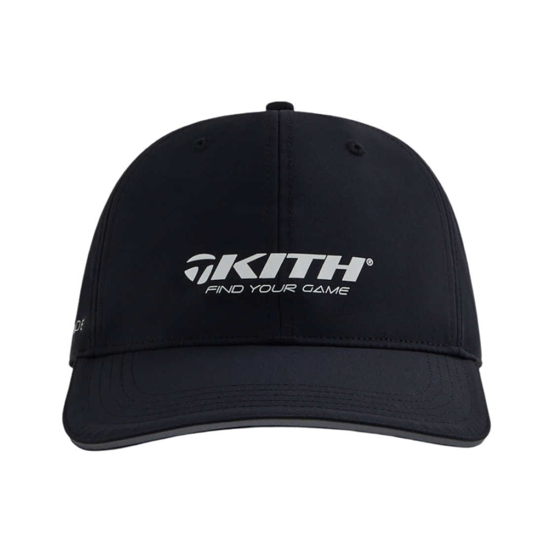 테일러메이드 x 키스 리플렉티브 나일론 캡 블랙(Taylormade x Kith Reflective Nylon Cap Black)