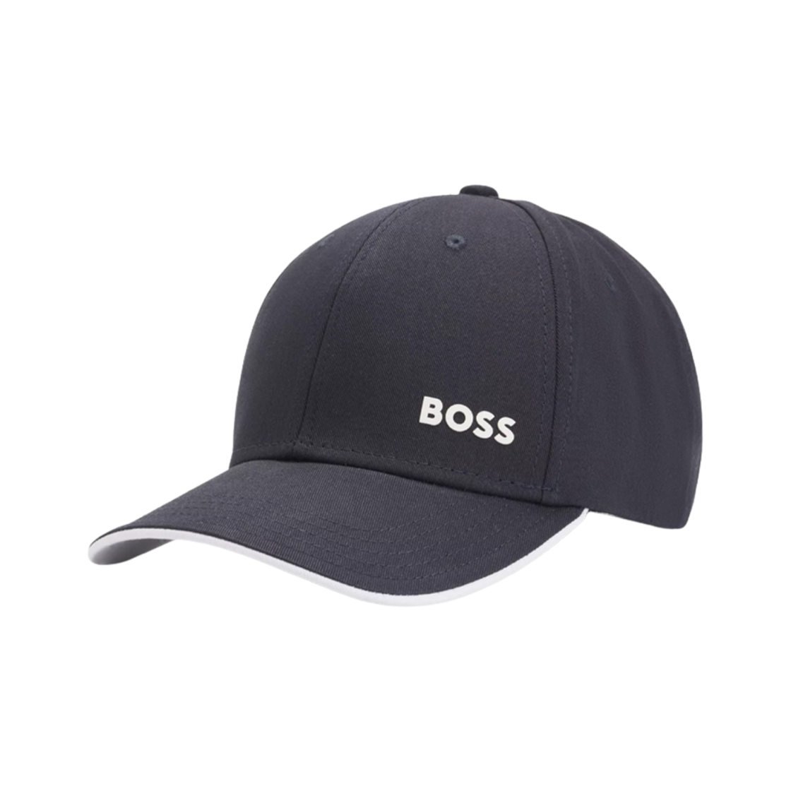 50519219-402 (W) Hugo Boss Logo Print Cap in Cotton Twill Dark Blue
