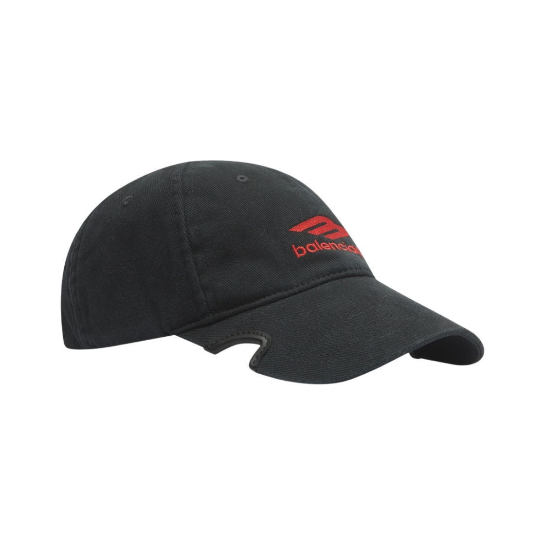 발렌시아가 3B 스포츠 아이콘 캡 블랙 레드(Balenciaga 3B Sports Icon Cap Black Red) - 2