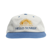 Hello Sunrise Two Tone Washed OG Logo 6Panel Cap Beige & Vintage Blue