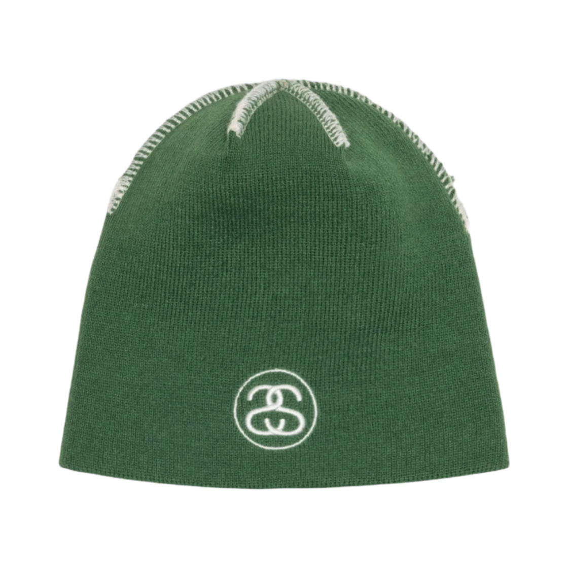 1321215 Stussy Exposed Stitch Skullcap Green