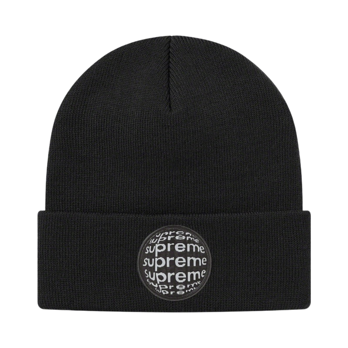 슈프림 렌티큘러 패치 비니 블랙 - 21SS(Supreme Lenticular Patch Beanie Black - 21SS) - 1