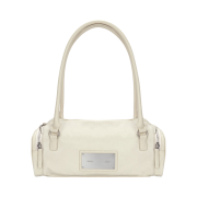 Matin Kim Nylon Boston Bag Beige