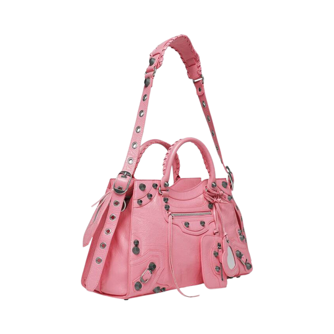 발렌시아가 네오 카골 시티 핸드백 핑크(Balenciaga Neo Cagole City Handbag Pink) - 2