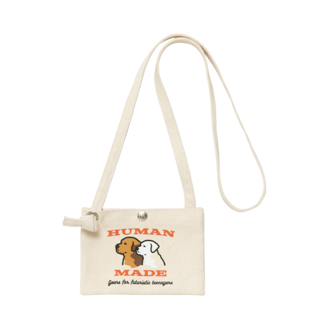 HM25GD048 Human Made Mini Shoulder Bag White - 대표 이미지 #1