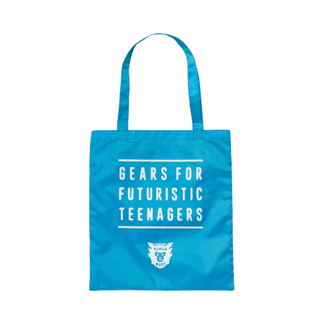 휴먼 메이드 나일론 립스탑 하트 토트백 블루(Human Made Nylon Ripstop Heart Tote Bag Blue) - 1