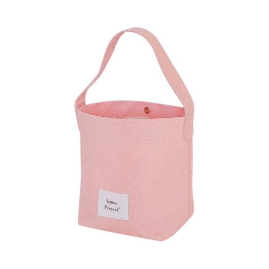 AP-P00000BB Agnes Project Peanut Tote Bag Pale Pink