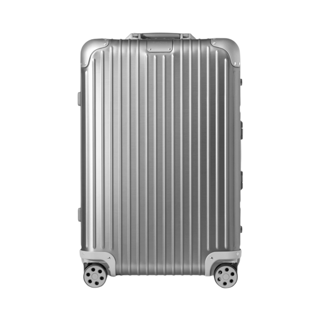리모와 오리지널 체크인 미디움 알루미늄 수트케이스 실버(Rimowa Original Check-In Medium Aluminium Suitcase Silver)