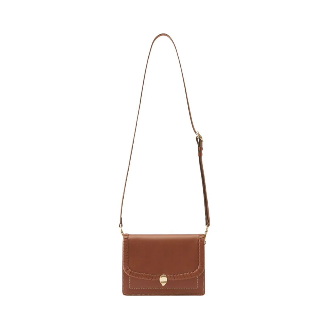 BAG51672 Helen Kaminski Dauphine Crossbody Bag Cuoio