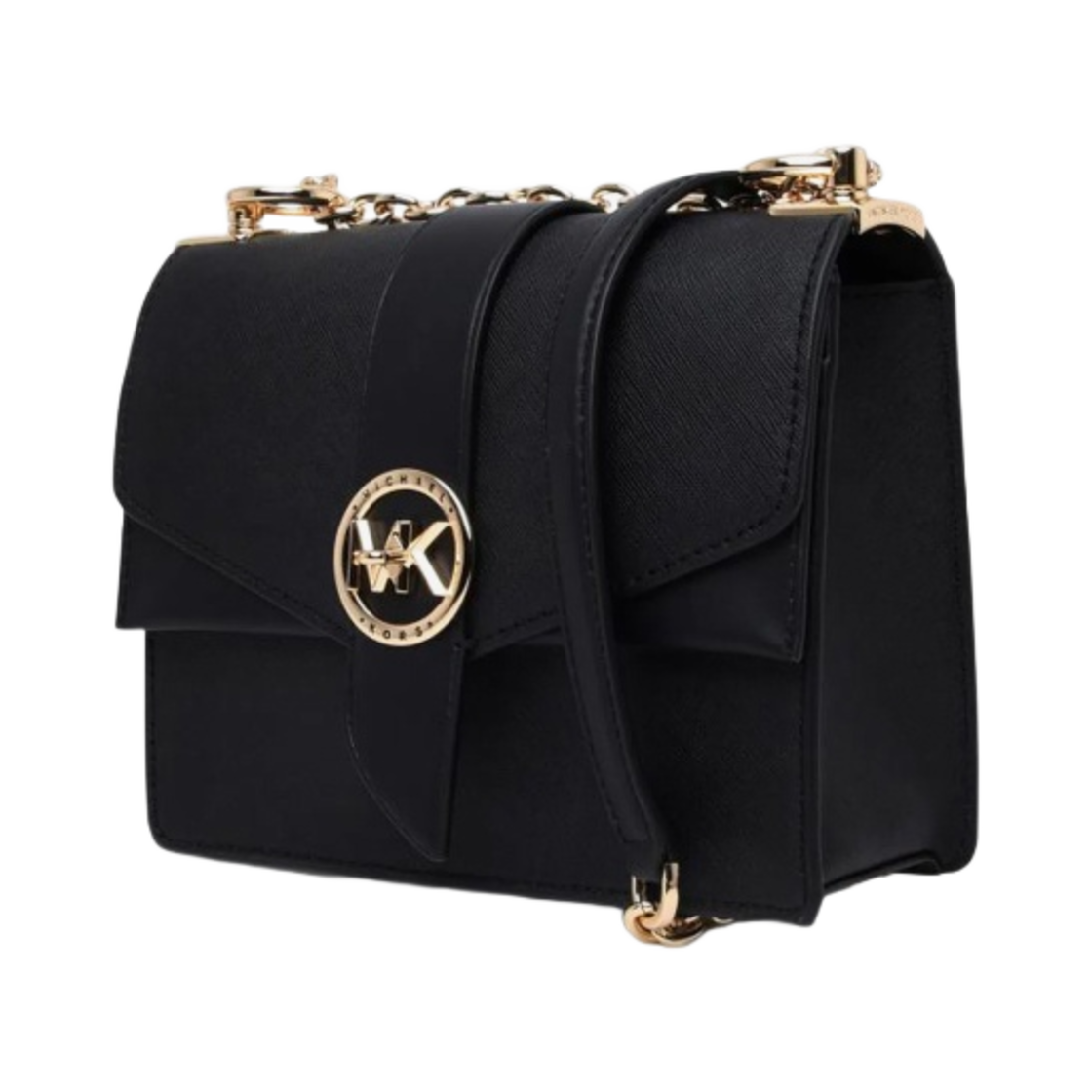 마이클 코어스 그린위치 스몰 사피아노 레더 크로스바디백 블랙(Michael Kors Greenwich Small Saffiano Leather Crossbody Bag Black) - 2