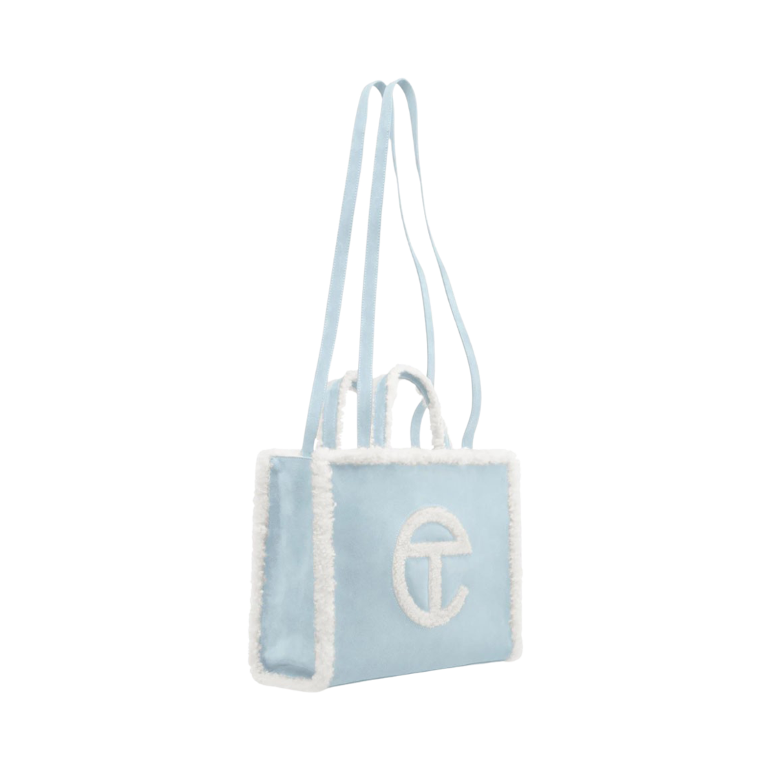 텔파 x 어그 미디움 쇼핑백 블루(Telfar x UGG Medium Shopping Bag Blue) - 2