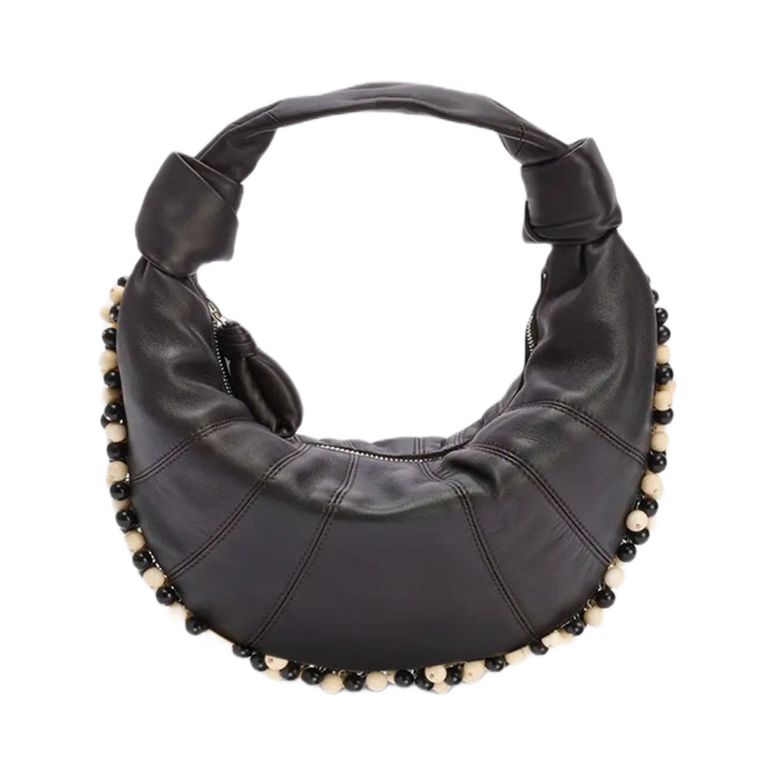 르메르 소프트 나파 레더 미니 포춘 백 비즈 다크 초콜릿(Lemaire Soft Nappa Leather Mini Fortune Bag With Beads Dark Chocolate)
