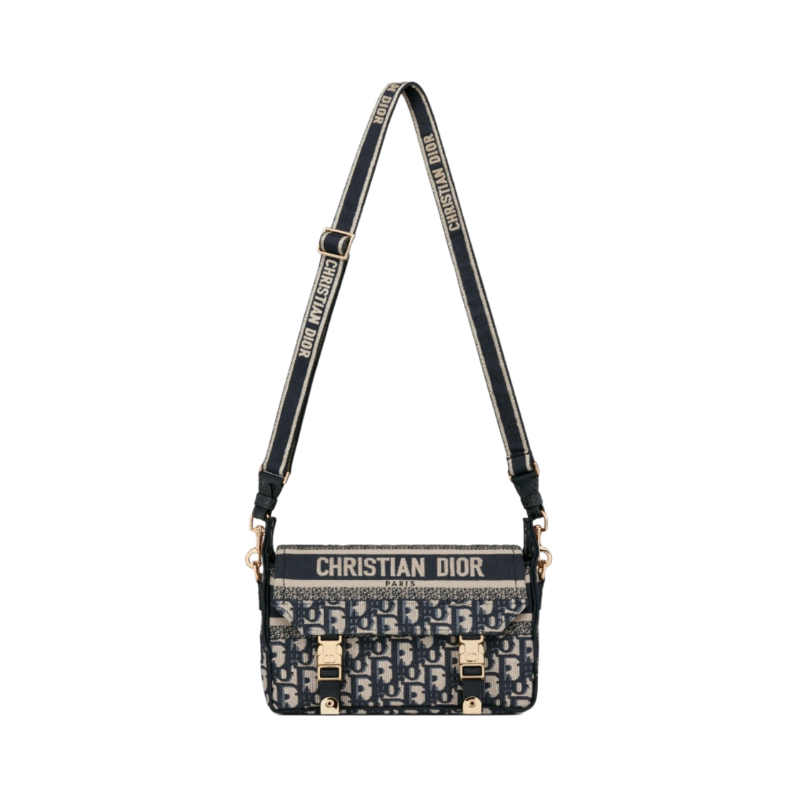 디올 스몰 캠프백 블루 디올 오블리크 자카드(Dior Small Camp Bag Blue Dior Oblique Jacquard) - 3
