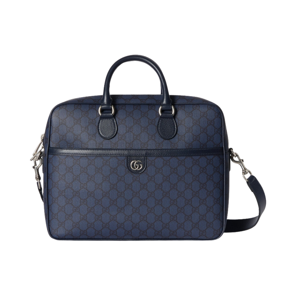792116-FACJT-8441 Gucci Ophidia Medium GG Briefcase Blue Dark Blue