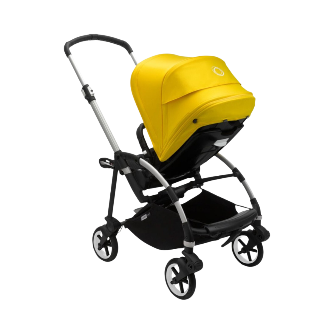 부가부 비 6 알루미늄 섀시 & 레몬 옐로우 썬 캐노피 블랙 패브릭 (국내 정식 발매 제품)(Bugaboo Bee 6 Aluminum Chassis & Lemon Yellow Sun Canopy Black Fabric (Korean Ver.)) - 2