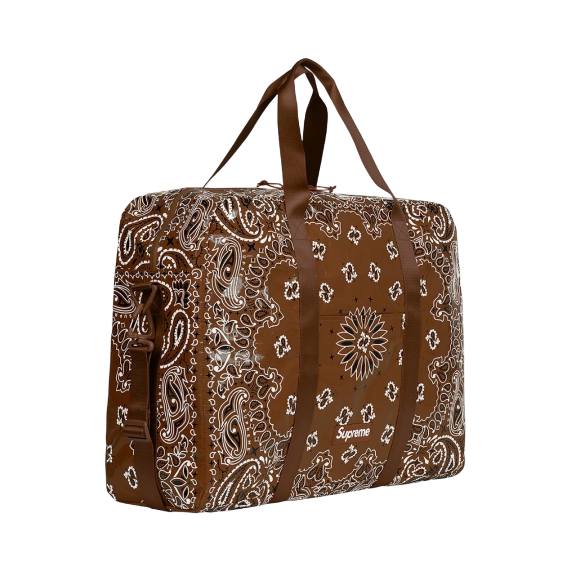 슈프림 반다나 타프 라지 더플백 브라운 - 21SS(Supreme Bandana Tarp Large Duffle Bag Brown - 21SS) - 2