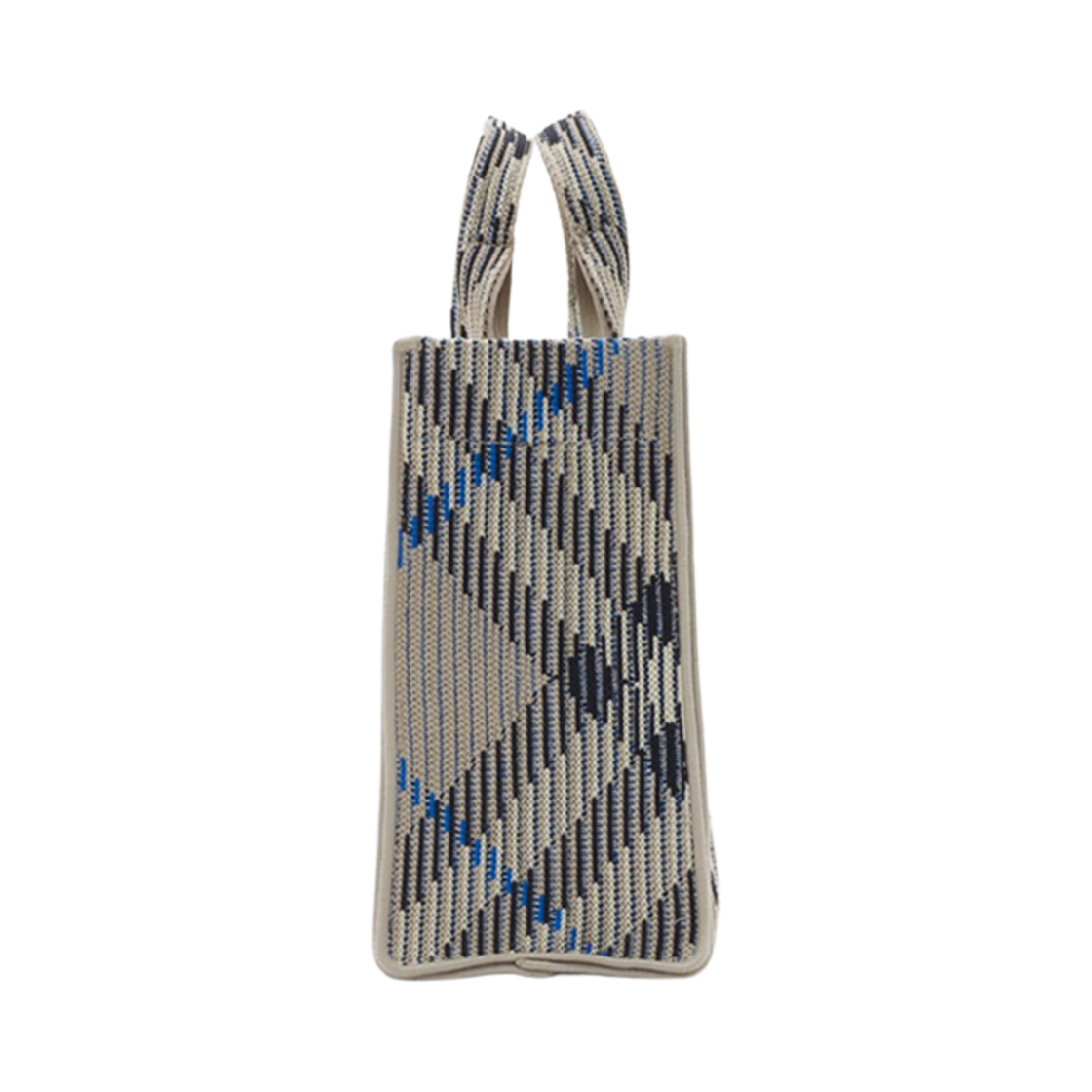 버버리 미니 체크 니트 토트 리첸(Burberry Mini Check Knitted Tote Lichen) - 2