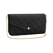 Louis Vuitton Felicie Pochette Monogram Empreinte Black