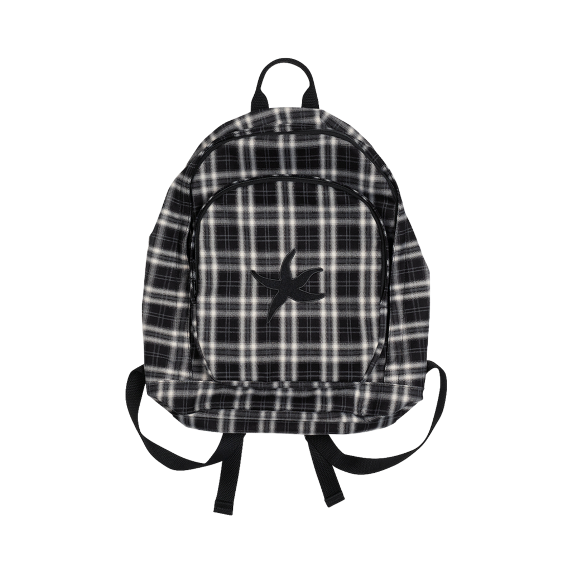 더콜디스트모먼트 스타피쉬 체크 백팩 블랙(The Coldest Moment Starfish Check Backpack Black)
