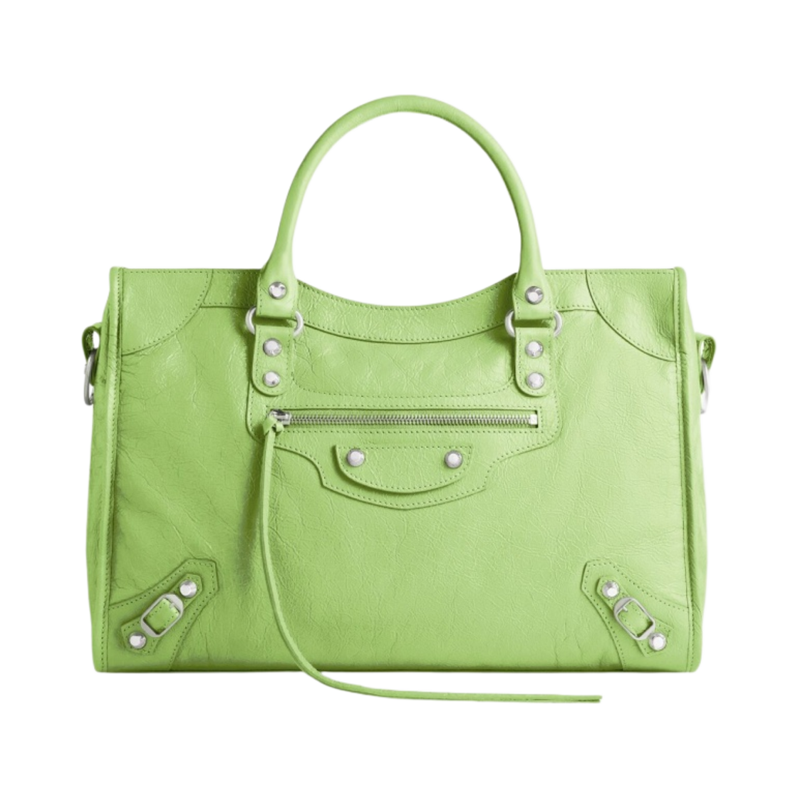 발렌시아가 르 시티 미디움 백 그린(Balenciaga Le City Medium Bag Green) - 1