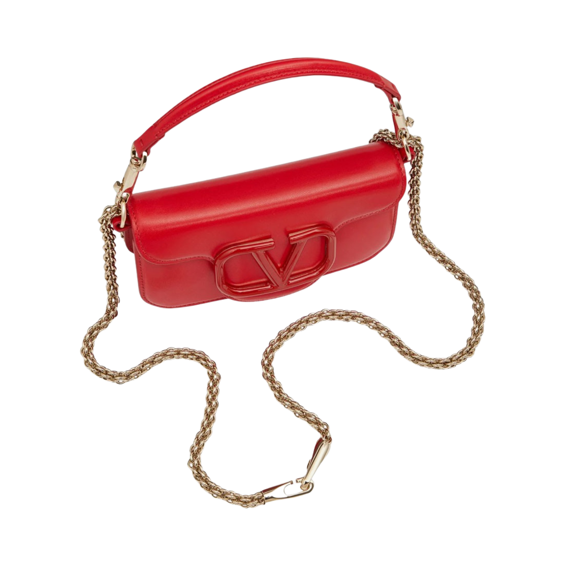 발렌티노 로코 카프스킨 숄더백 루즈 퓌르(Valentino Loco Calfskin Shoulder Bag Rouge Pur) - 5