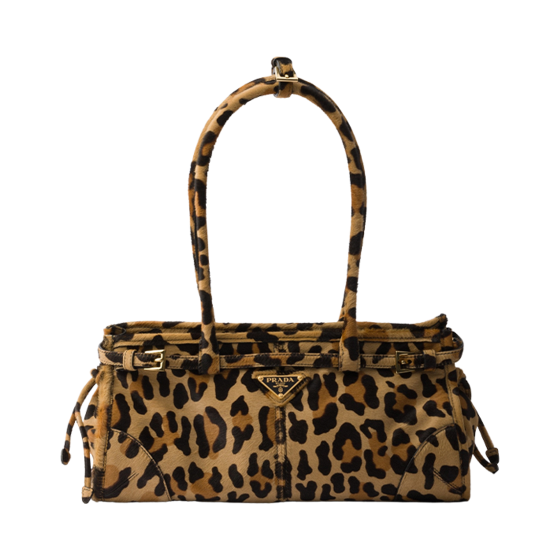 프라다 미디움 프린티드 레더 핸드백 허니(Prada Medium Printed Leather Handbag Honey) - 1