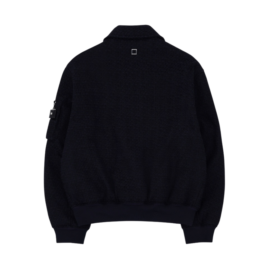 우영미 트위드 블루종 점퍼 네이비 - 23SS(Wooyoungmi Tweed Blouson Jumper Navy - 23SS) - 2