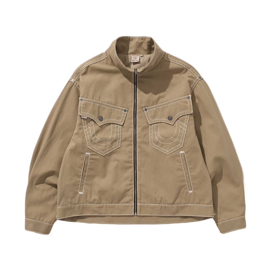 TR24FWJK02MDBE True Religion Noble Jacket Dark Beige