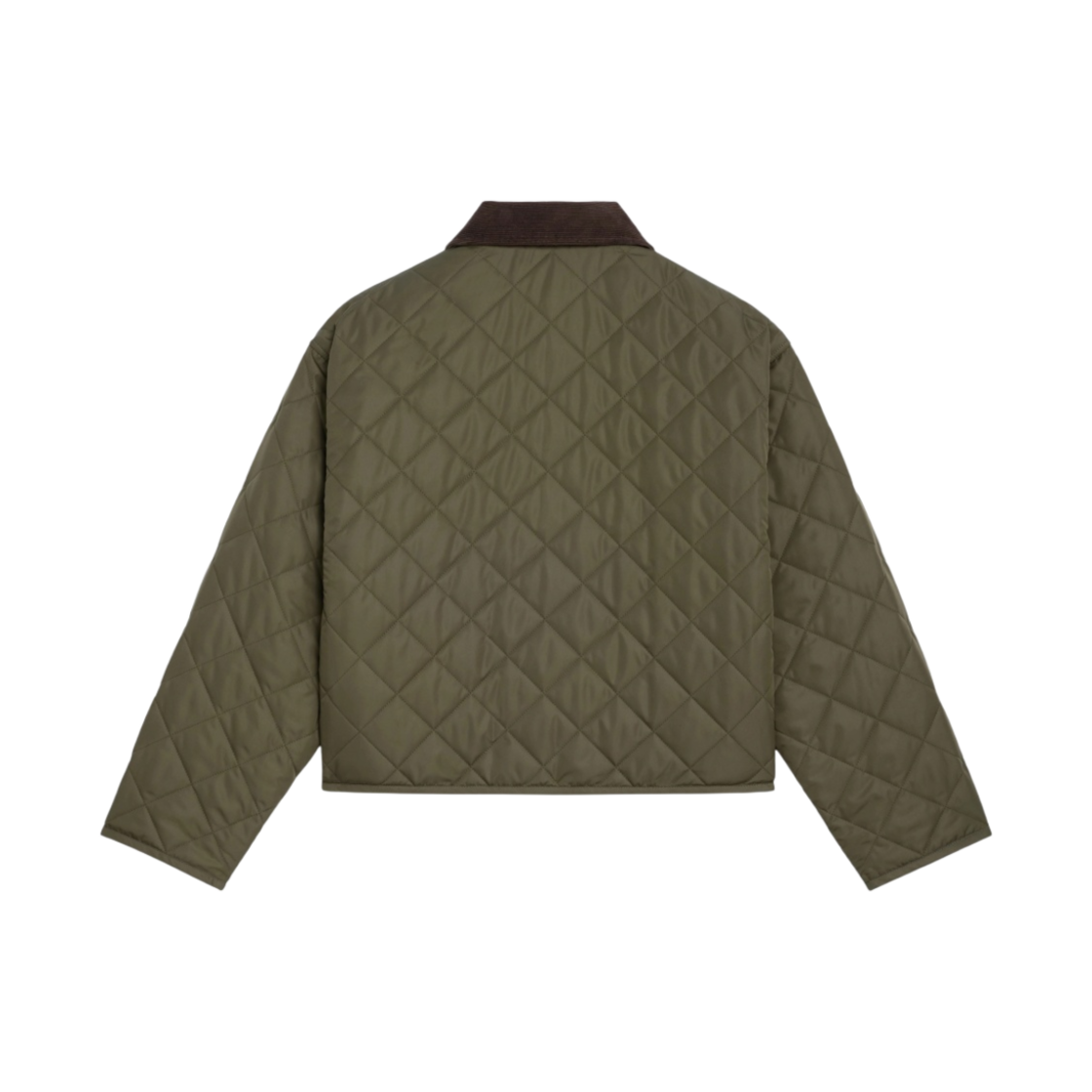 (W) 셀린느 라이트웨이트 나일론 퀼티드 헌팅 자켓 카키((W) Celine Quilted Hunting Jacket in Lightweight Nylon Khaki) - 2